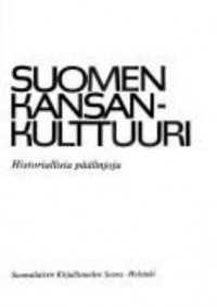 Omslagsbild: Suomen kansankulttuuri av 