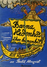 Omslagsbild: Barna Hedenhös åker bananbåt till Kanarieöarna av 