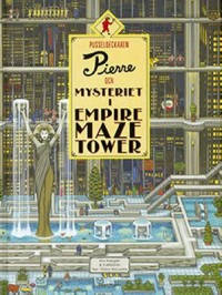 Omslagsbild: Pusseldeckaren Pierre och mysteriet i Empire Maze Tower av 