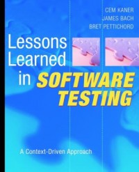 Omslagsbild: Lessons learned in software testing av 