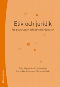 Omslagsbild: Etik och juridik för psykologer och psykoterapeuter av 