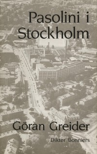 Omslagsbild: Pasolini i Stockholm av 