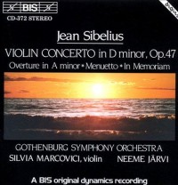 Omslagsbild: Violin concerto in D minor, op. 47 av 
