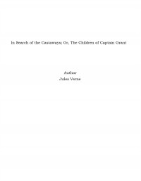 Omslagsbild: In search of the Castaways or The children of captain Grant av 