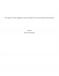 Omslagsbild: The Sagas of Olaf Tryggvason and of Harald The Tyrant (Harald Haardraade) av 