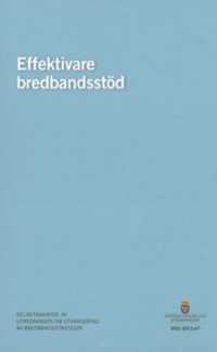 Omslagsbild: Effektivare bredbandsstöd av 