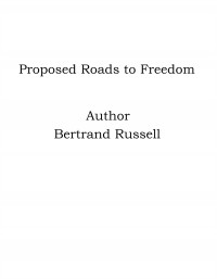 Omslagsbild: Proposed roads to freedom av 