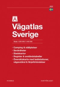 Omslagsbild: Vägatlas Sverige av 