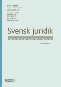 Omslagsbild: Svensk juridik av 