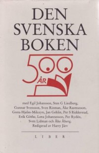 Omslagsbild: Den svenska boken 500 år av 