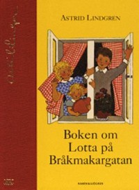 Omslagsbild: Boken om Lotta på Bråkmakargatan av 