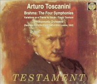 Omslagsbild: Arturo Toscanini conducts Brahms av 