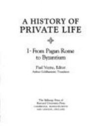 Omslagsbild: A history of private life av 