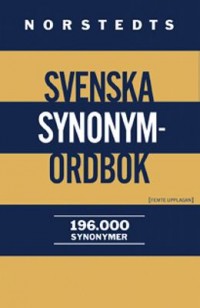 Omslagsbild: Norstedts svenska synonymordbok av 