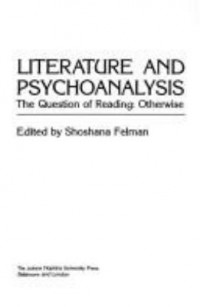 Omslagsbild: Literature and psychoanalysis av 