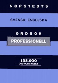 Omslagsbild: Norstedts svensk-engelska ordbok - professionell av 