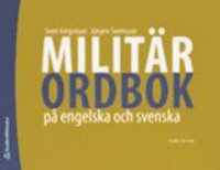 Omslagsbild: Militärordbok på engelska och svenska av 