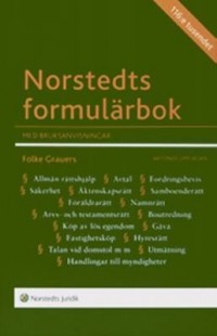 Omslagsbild: Norstedts formulärbok av 