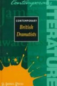Omslagsbild: Contemporary British dramatists av 