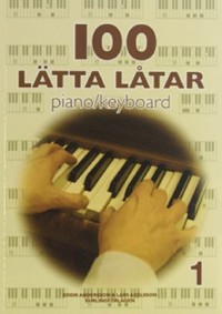 Omslagsbild: 100 lätta låtar - piano/keyboard av 