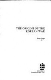 Omslagsbild: The origins of the Korean War av 