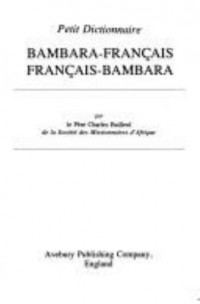 Omslagsbild: Petit dictionnaire bambara-français, français-bambara av 