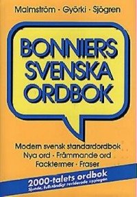 Omslagsbild: Bonniers svenska ordbok av 