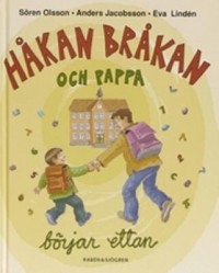 Omslagsbild: Håkan Bråkan och pappa börjar ettan av 