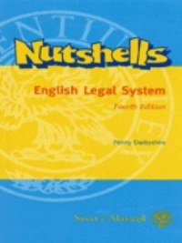 Omslagsbild: English legal system in a nutshell av 