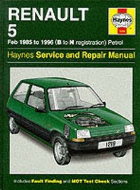 Omslagsbild: Renault 5 service and repair manual av 