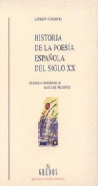 Omslagsbild: Historia de la poesía española del siglo XX av 