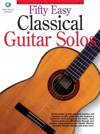 Omslagsbild: Fifty easy classical guitar solos av 