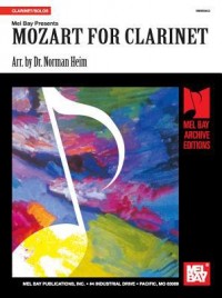 Omslagsbild: Mel Bay presents Mozart for clarinet av 