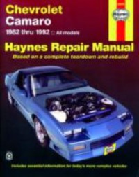 Cover art: Chevrolet Camaro automotive repair manual by 