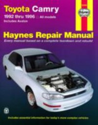 Cover art: Toyota Camry automotive repair manual by 