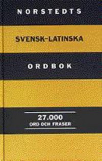 Omslagsbild: Norstedts svensk-latinska ordbok av 