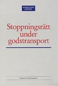 Cover art: Stoppningsrätt under godstransport by 