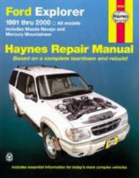 Cover art: Ford Explorer, Mazda Navajo, Mercury Mountaineer & Explorer Sport/Sport Trac automotive repair manual by 