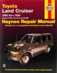 Cover art: Toyota Land Cruiser automotive repair manual by 