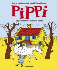 Omslagsbild: Pippi flyttar in och andra serier av 