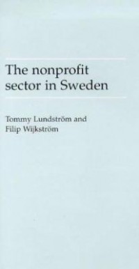 Omslagsbild: The nonprofit sector in Sweden av 