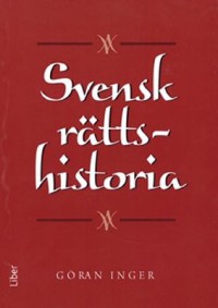Omslagsbild: Svensk rättshistoria av 