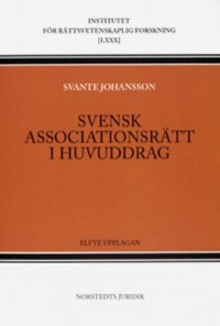 Omslagsbild: Svensk associationsrätt i huvuddrag av 