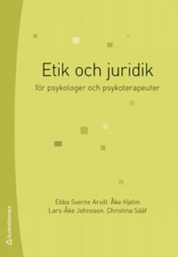Omslagsbild: Etik och juridik för psykologer och psykoterapeuter av 