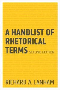 Cover art: A handlist of rhetorical terms by 