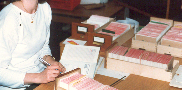 Kartotekshantering, 1980-tal