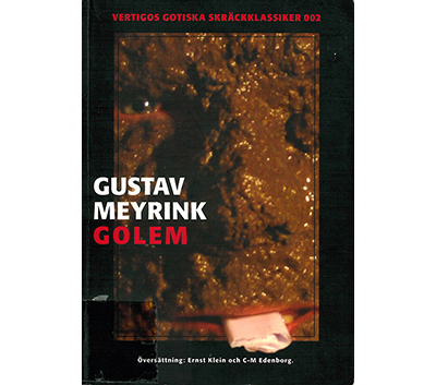 Omslag "Golem" av Gustav Meyrink
